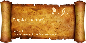 Magda József névjegykártya